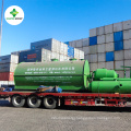 Portable Small Waste Tire Plastic Pyrolysis Plant to Oil With Container
